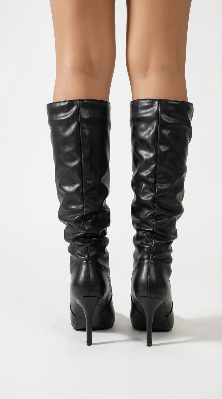 Vienna Pointed-Toe Stiletto Boots