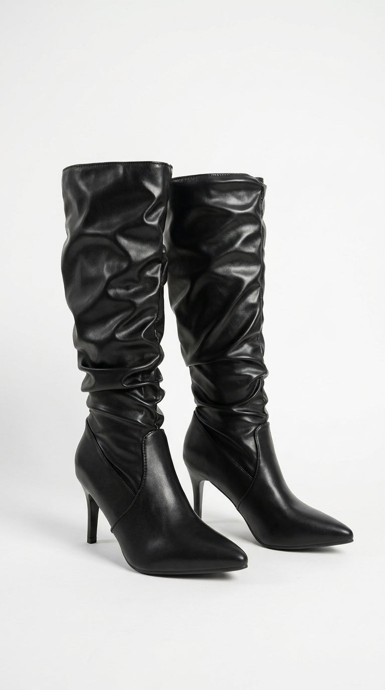 Vienna Pointed-Toe Stiletto Boots