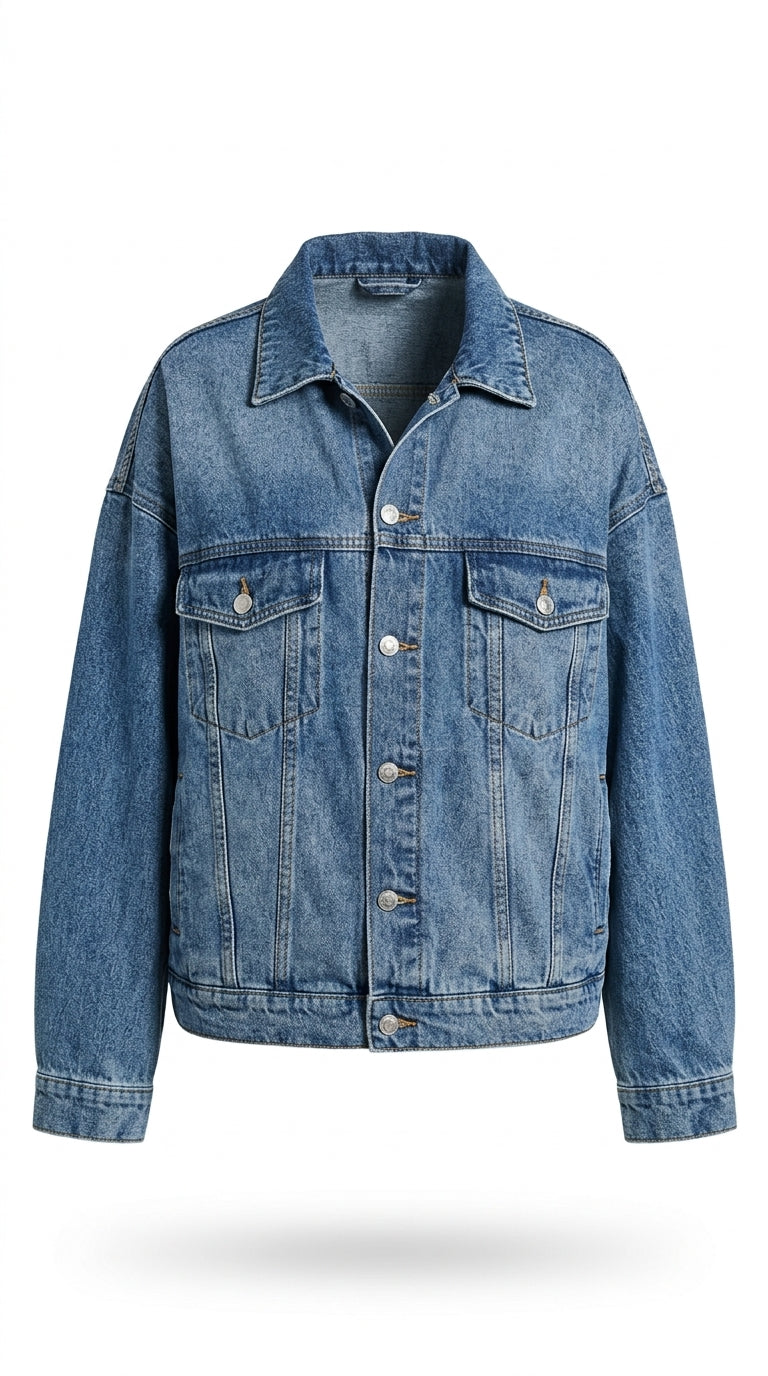 Vintage Wash Denim Jacket
