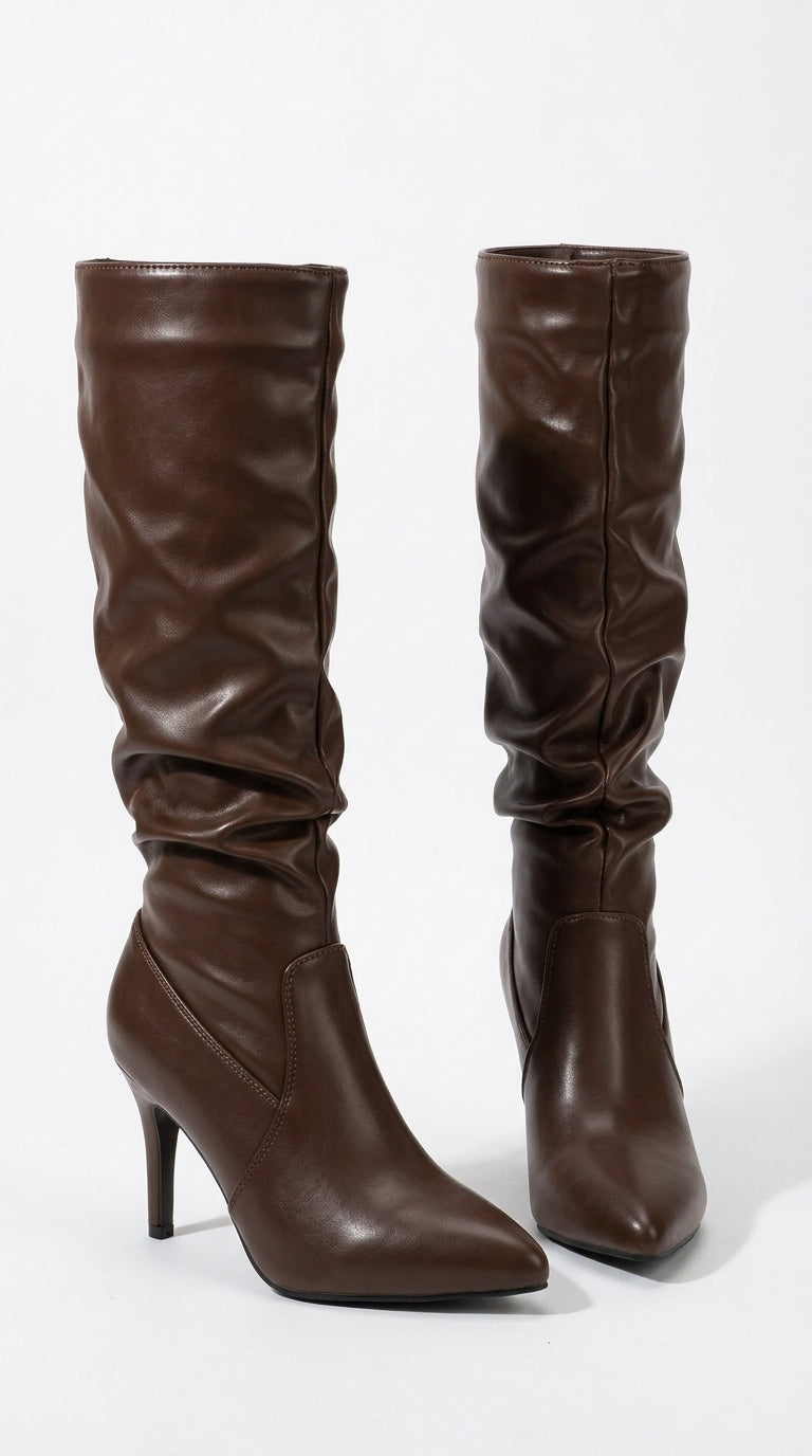 Vienna Pointed-Toe Stiletto Boots
