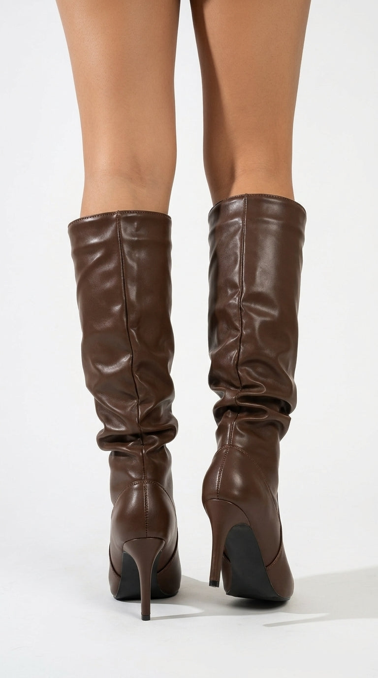 Vienna Pointed-Toe Stiletto Boots