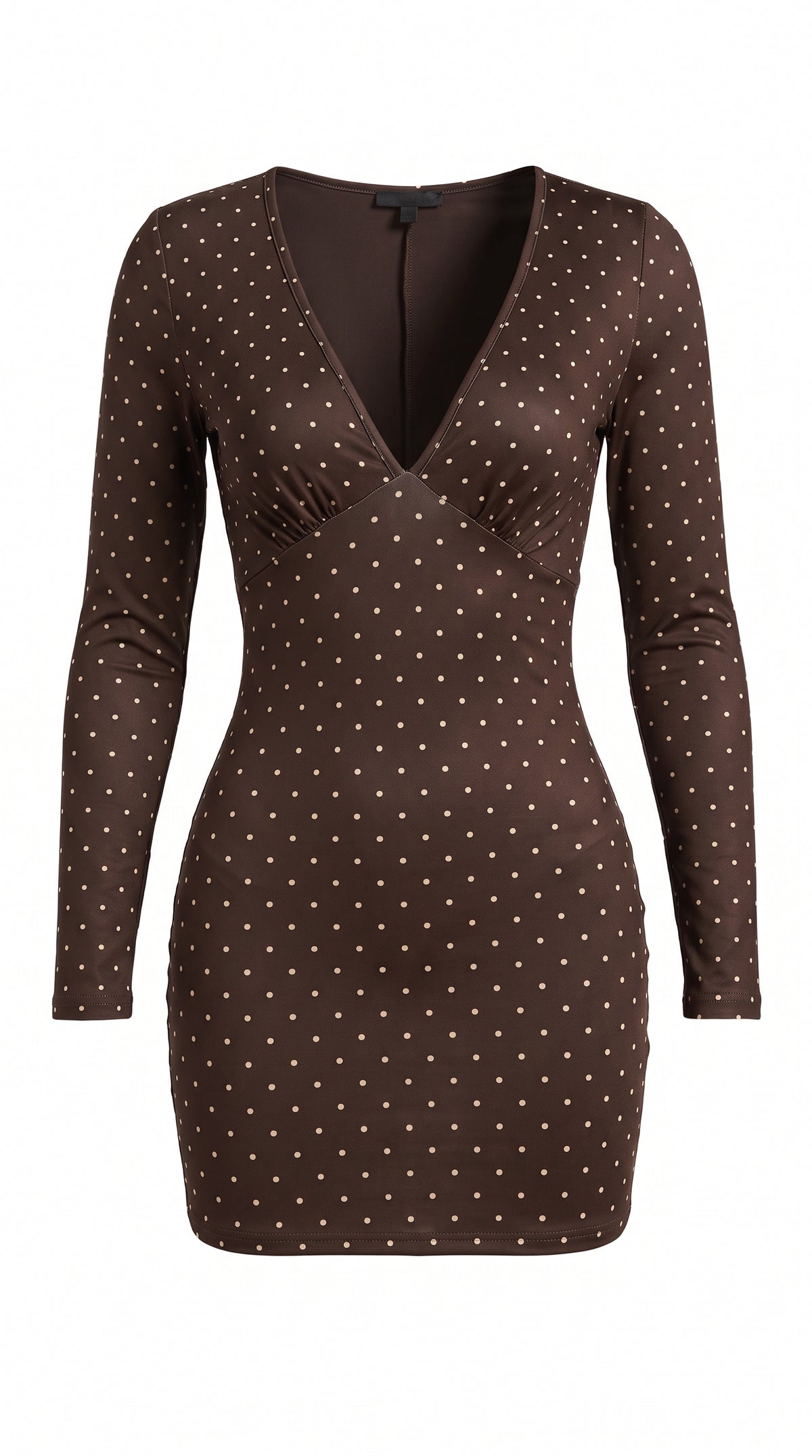 Amélie Polka Dot Bodycon Mini Dress