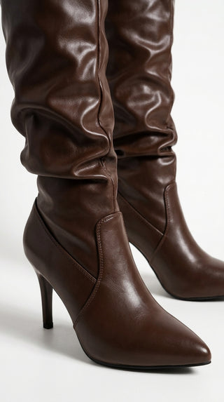 Vienna Pointed-Toe Stiletto Boots