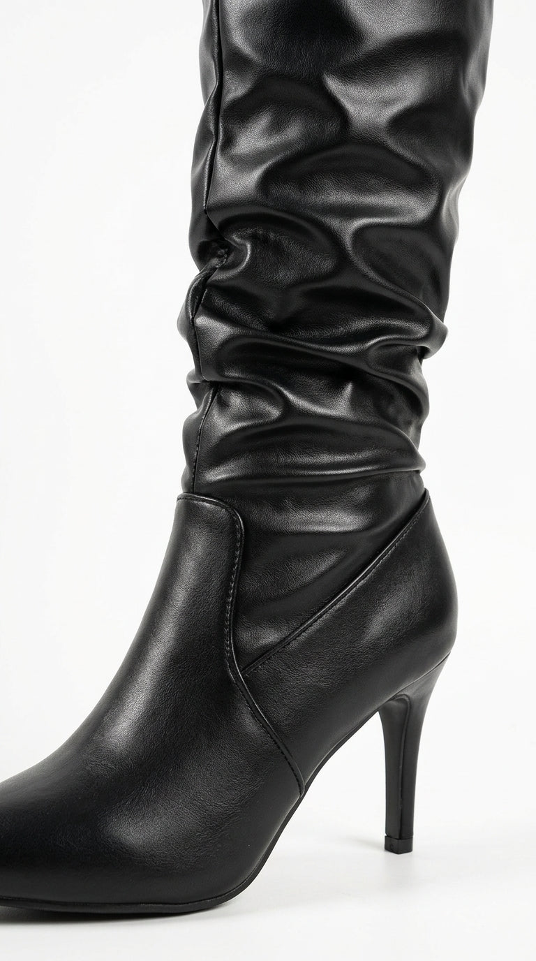 Vienna Pointed-Toe Stiletto Boots