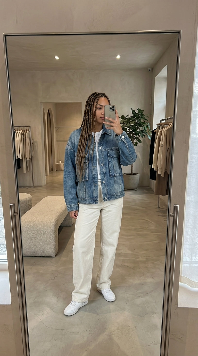 Vintage Wash Denim Jacket