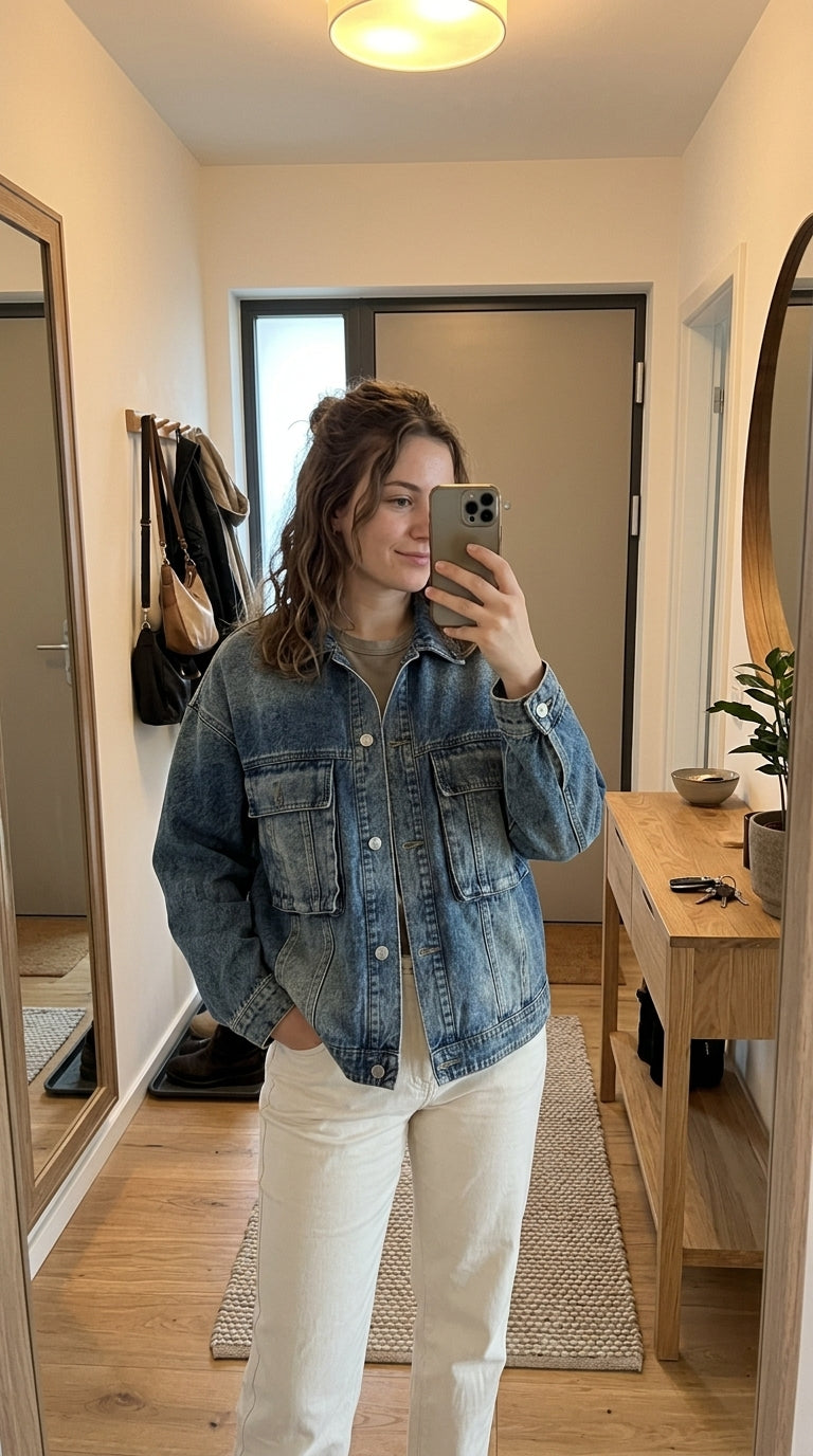 Vintage Wash Denim Jacket