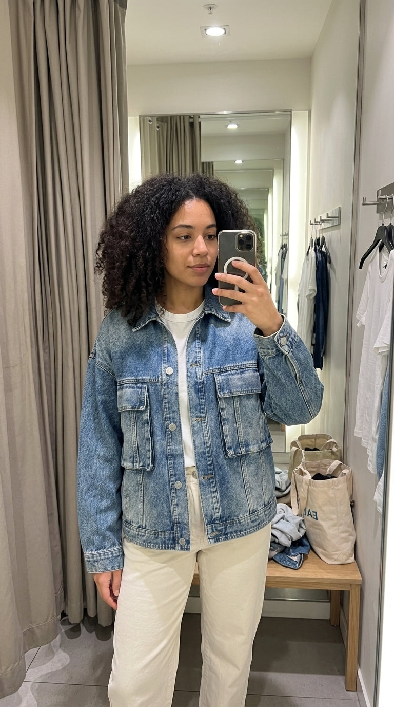 Vintage Wash Denim Jacket