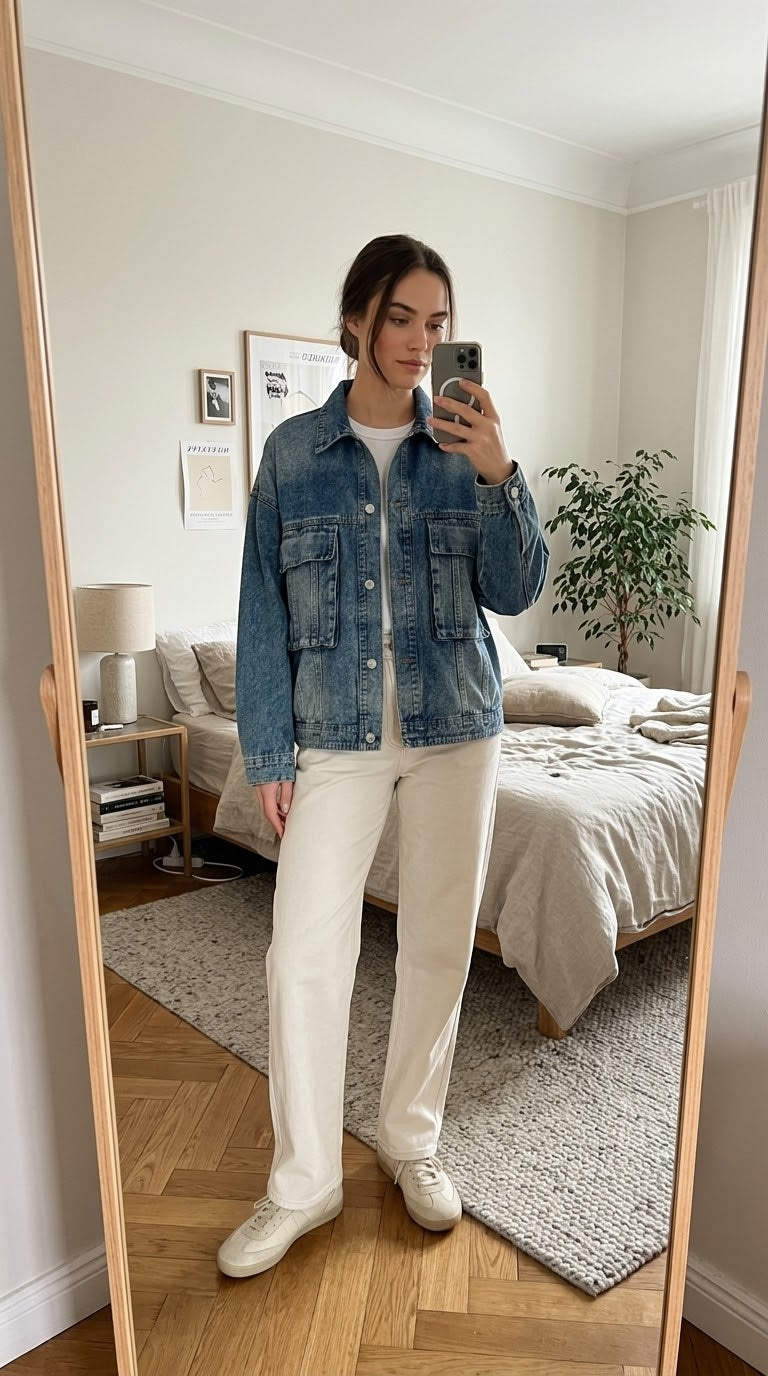 Vintage Wash Denim Jacket