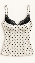 Dottie Polka Dot Lace Cami