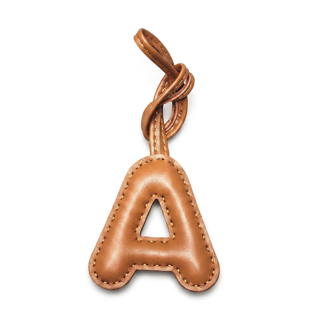 The Daily Details™ Leather Letter Bag Charm