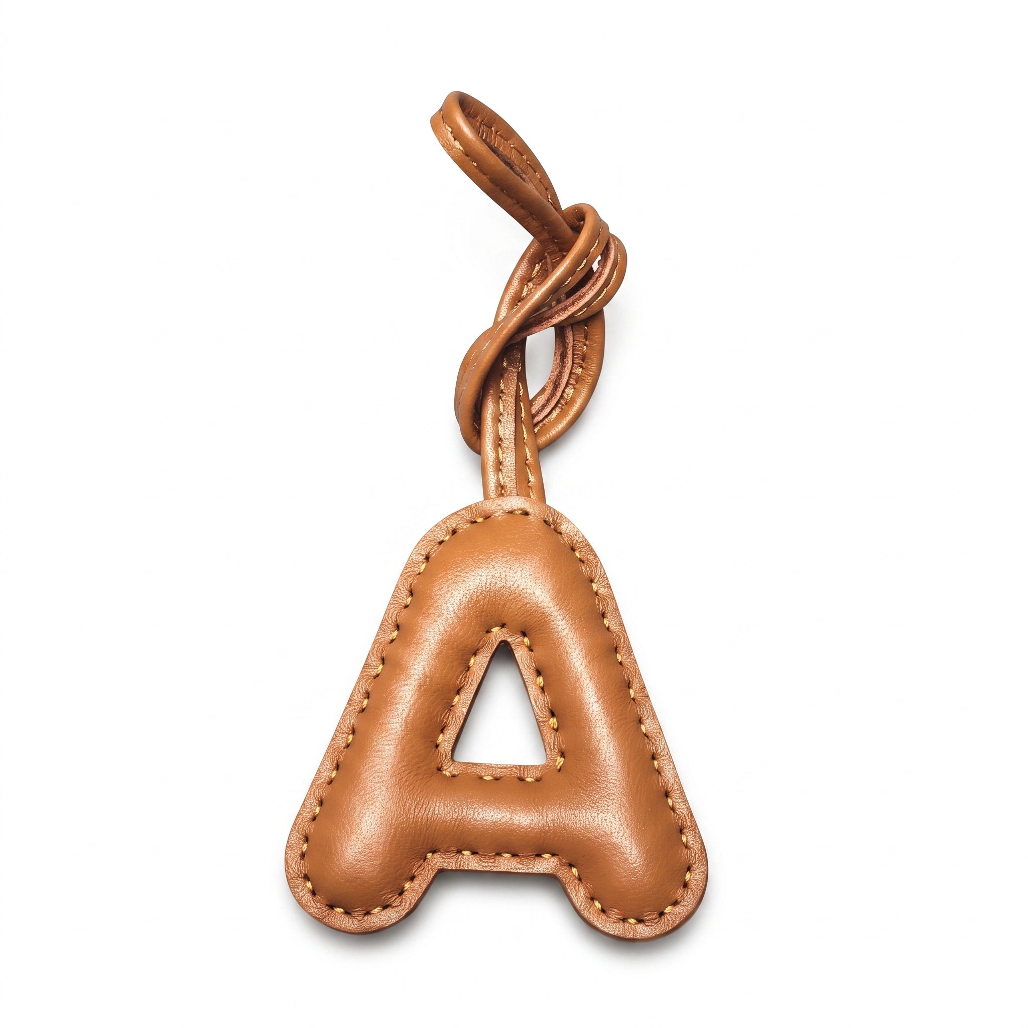 The Daily Details™ Leather Letter Bag Charm