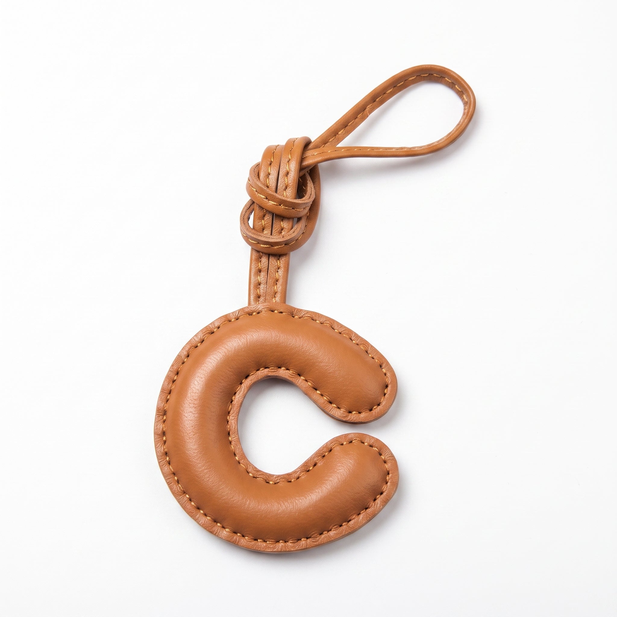 The Daily Details™ Leather Letter Bag Charm