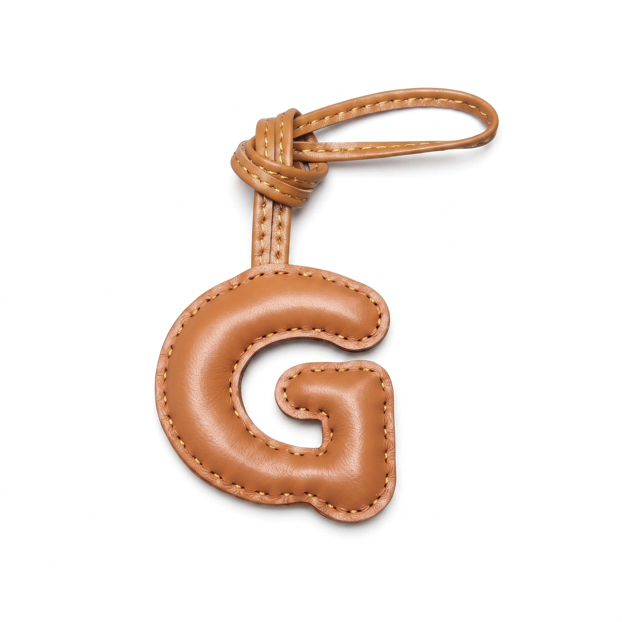 The Daily Details™ Leather Letter Bag Charm
