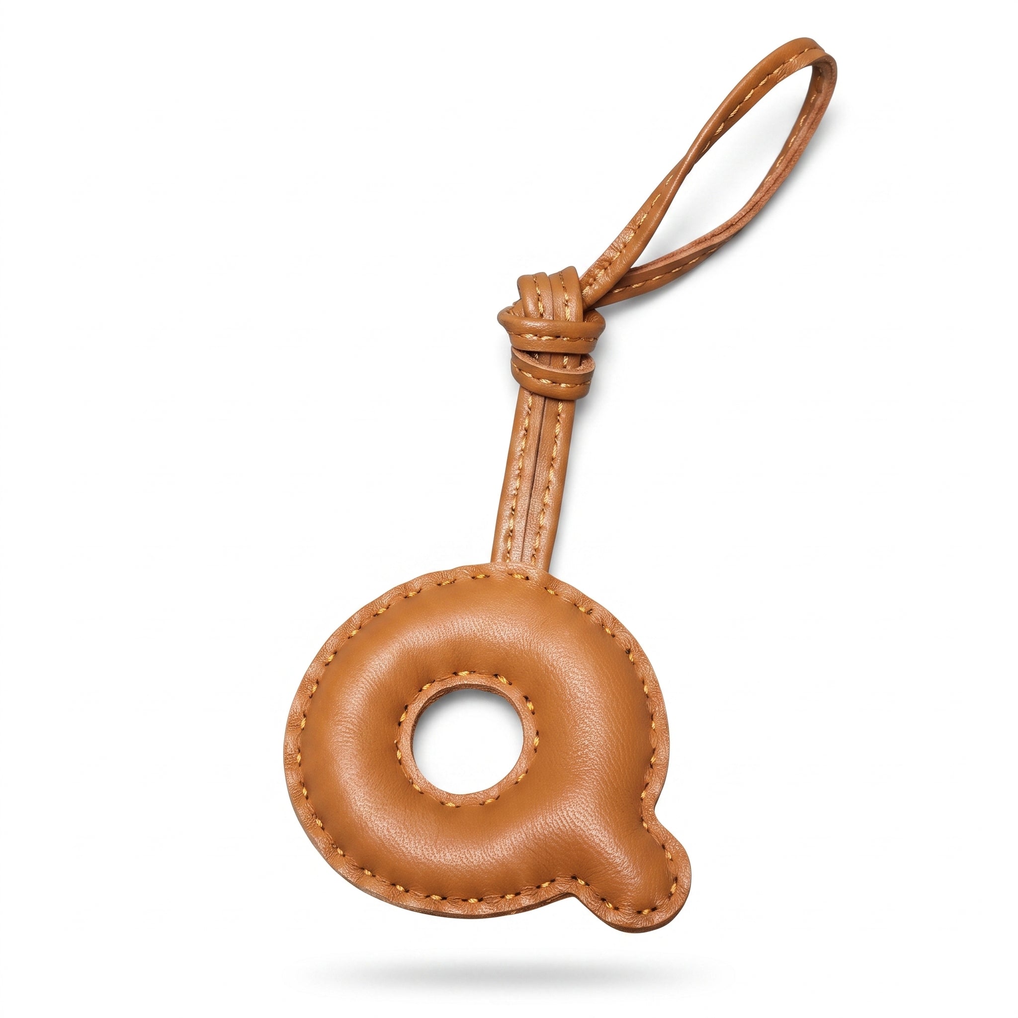 The Daily Details™ Leather Letter Bag Charm