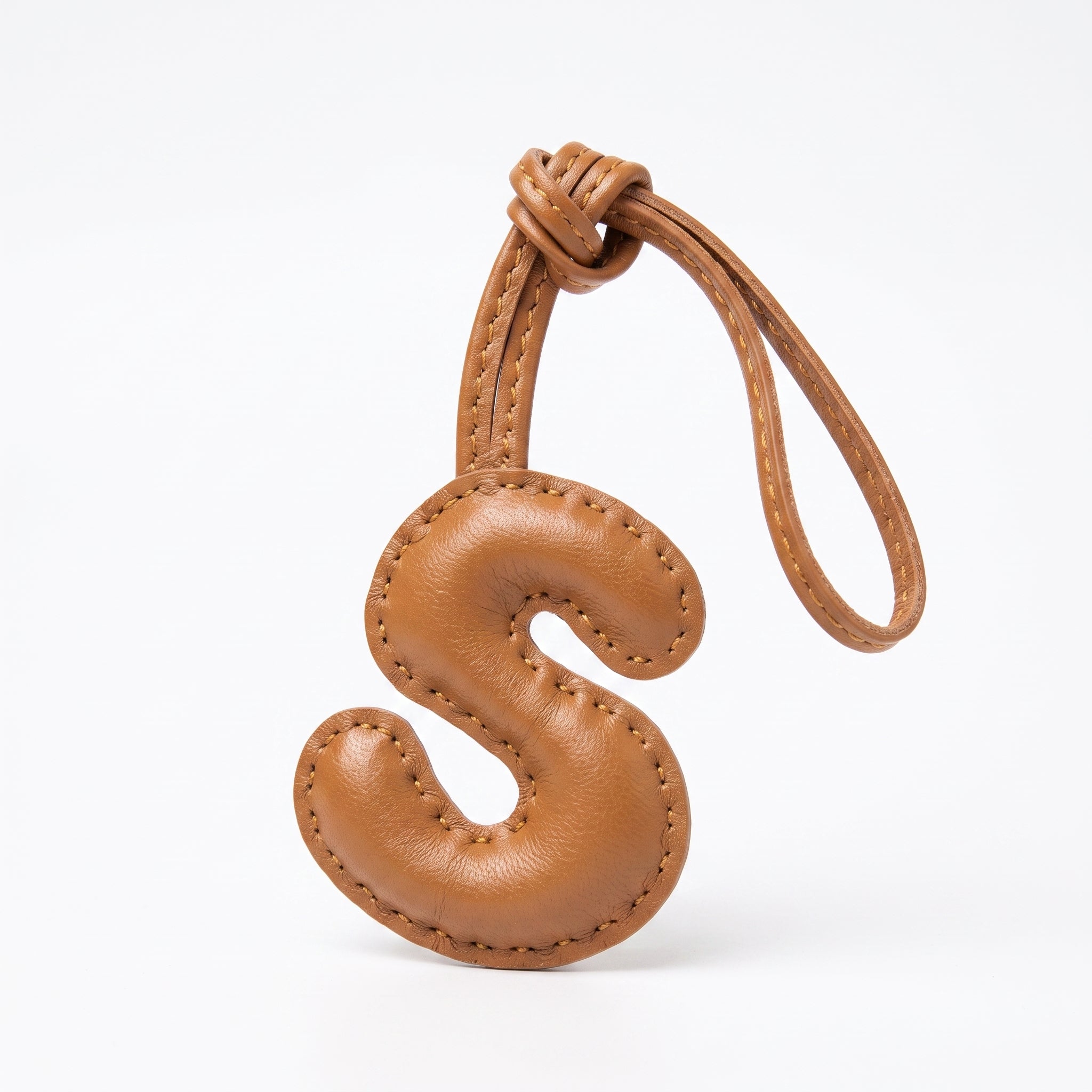 The Daily Details™ Leather Letter Bag Charm