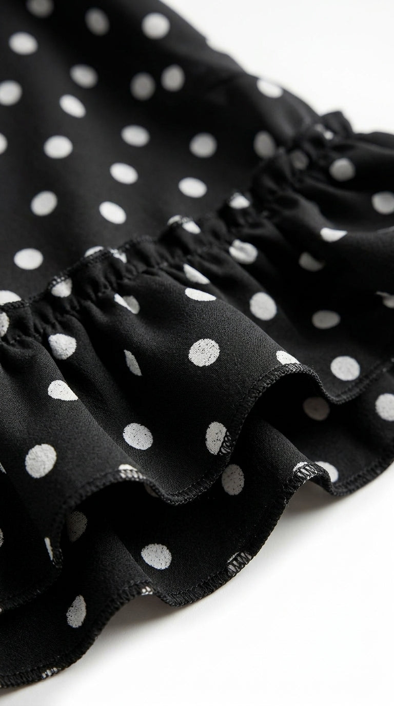 Polka Dot Halter Neck Cami