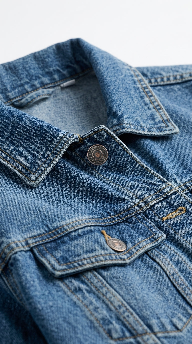 Vintage Wash Denim Jacket