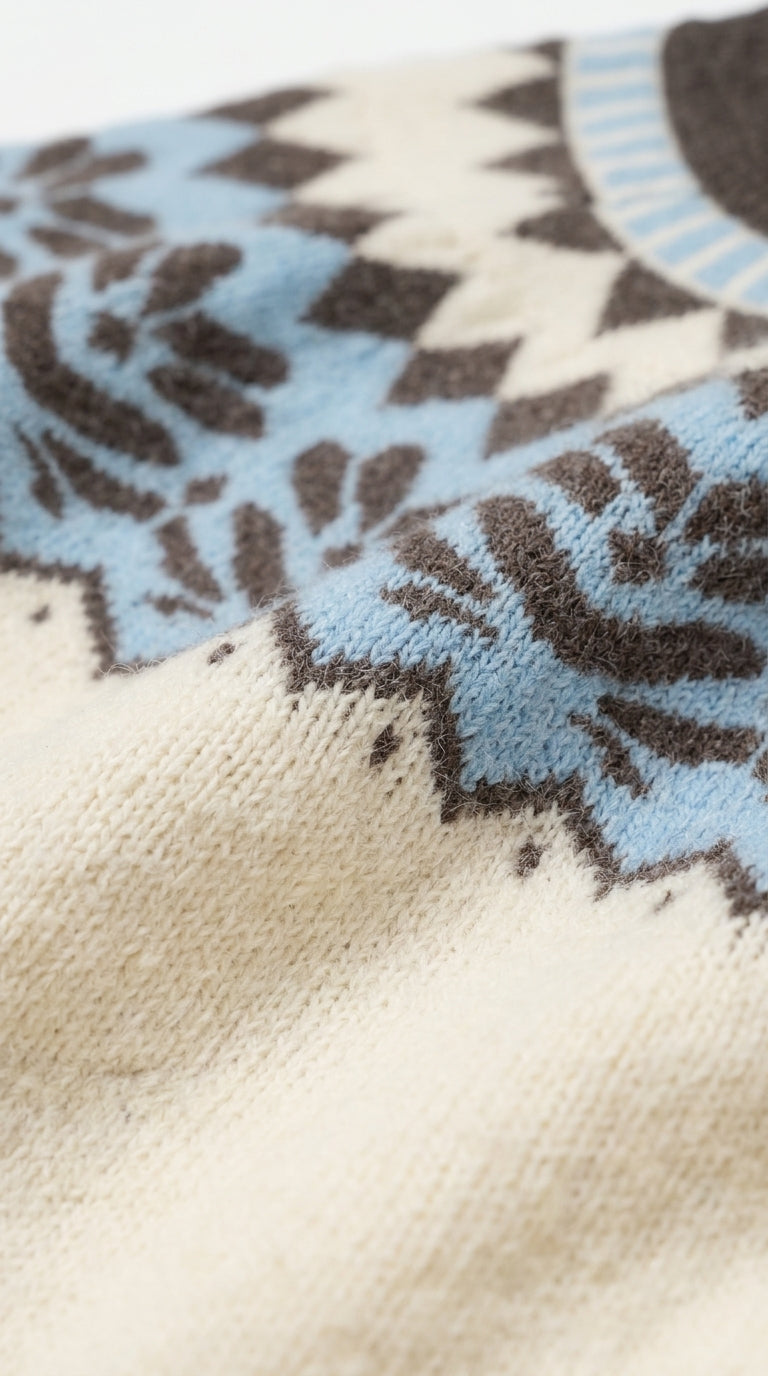 Alpine Fair Isle Knit Sweater