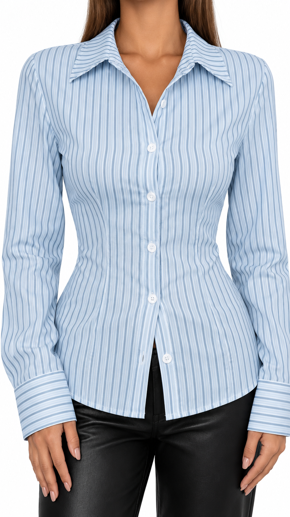 Sloane Striped Button-Up Shirt