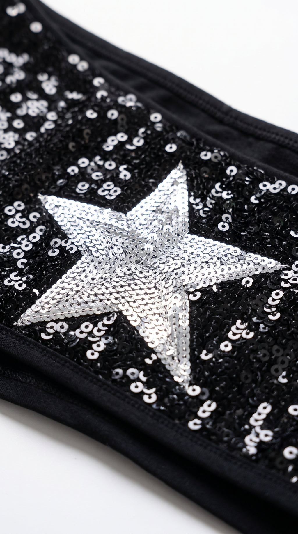 Stella Sequin Star Waistband Mini Shorts