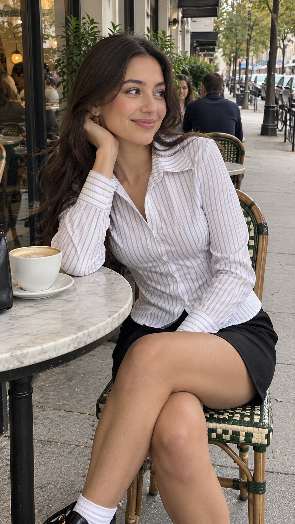 Sloane Striped Button-Up Shirt