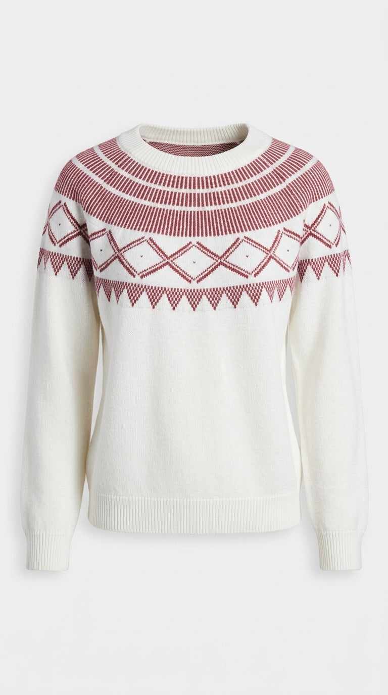 Aspen Geometric Knit Sweater