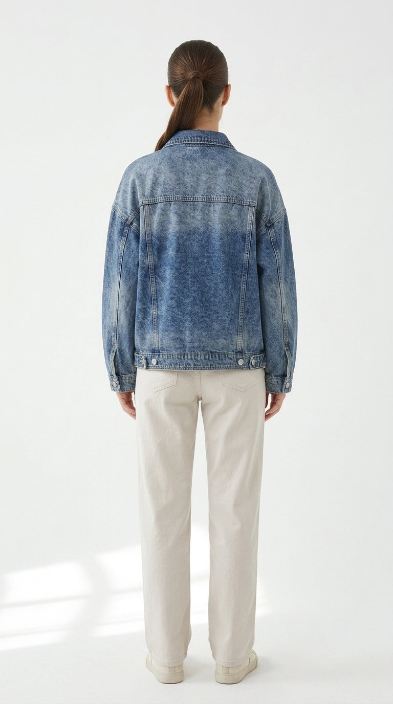 Vintage Wash Denim Jacket