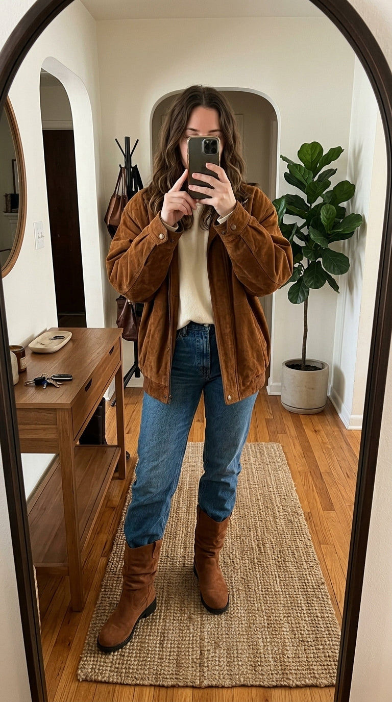 Round Toe Slouchy Boots