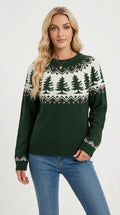 Holly Christmas Tree Knit Sweater