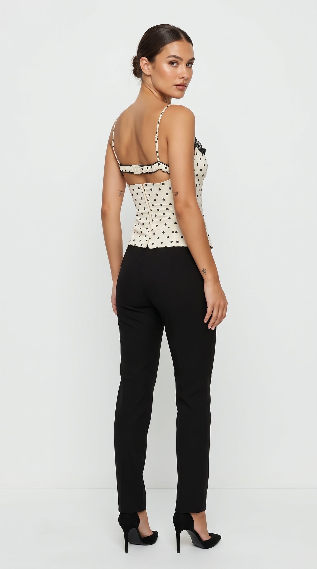 Dottie Polka Dot Lace Cami