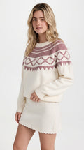 Aspen Geometric Knit Sweater