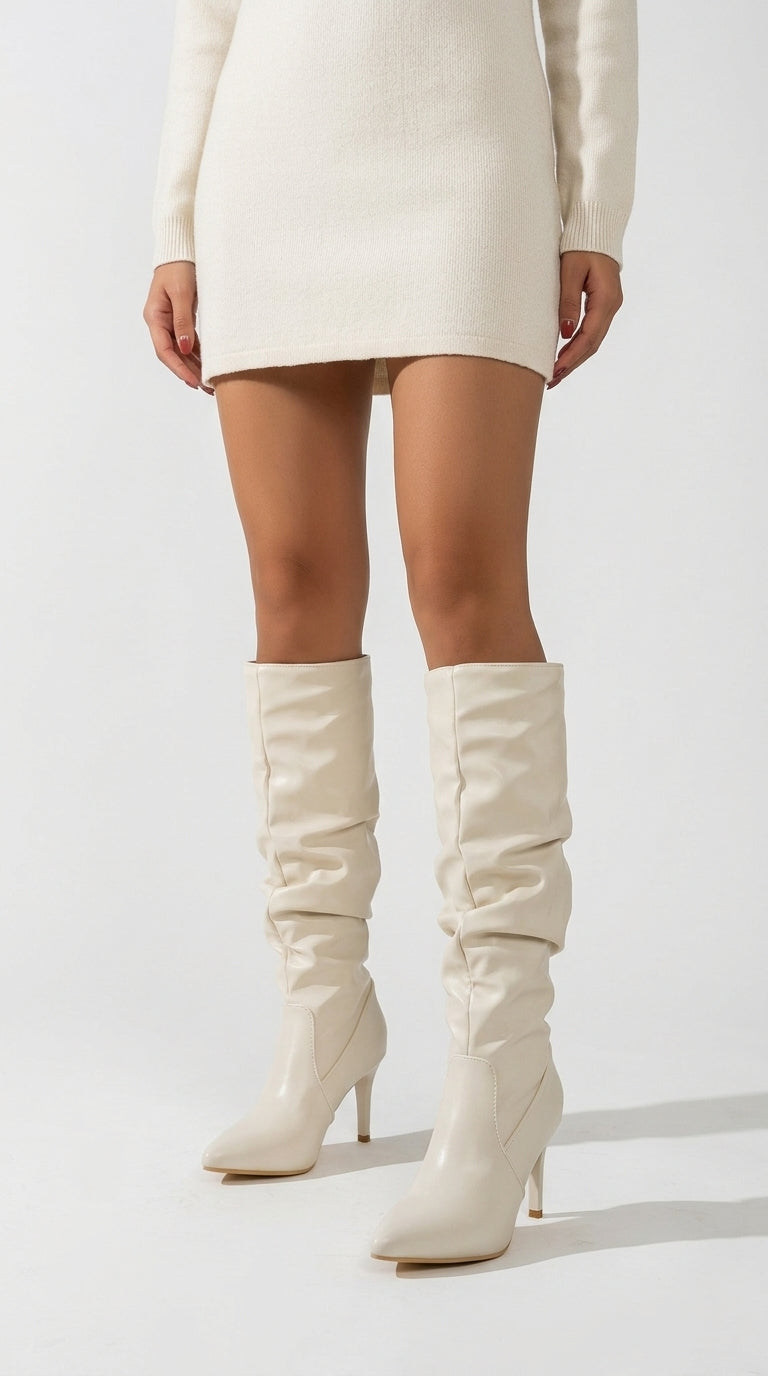 Vienna Pointed-Toe Stiletto Boots