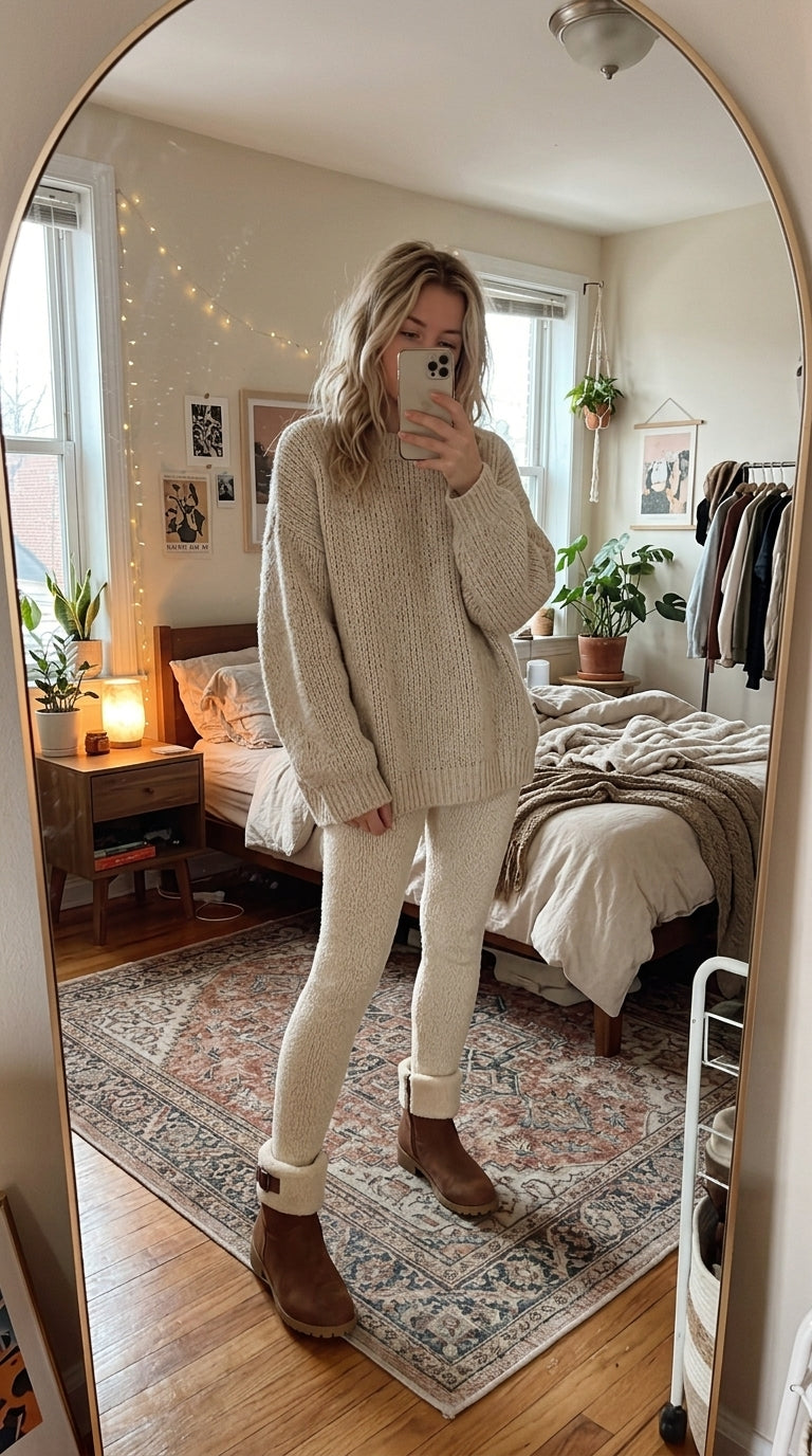 Round Toe Block Heels Boots