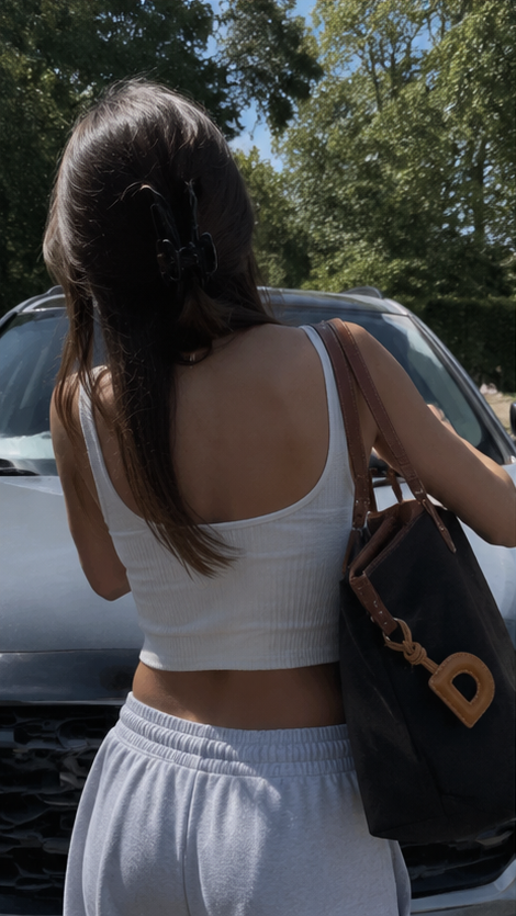 Daily Details™ Leather Letter Bag Charm