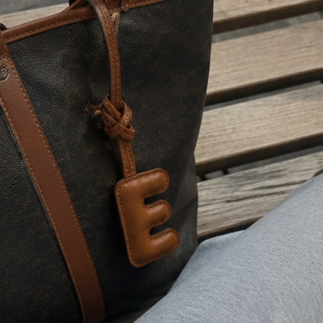 The Daily Details™ Leather Letter Bag Charm