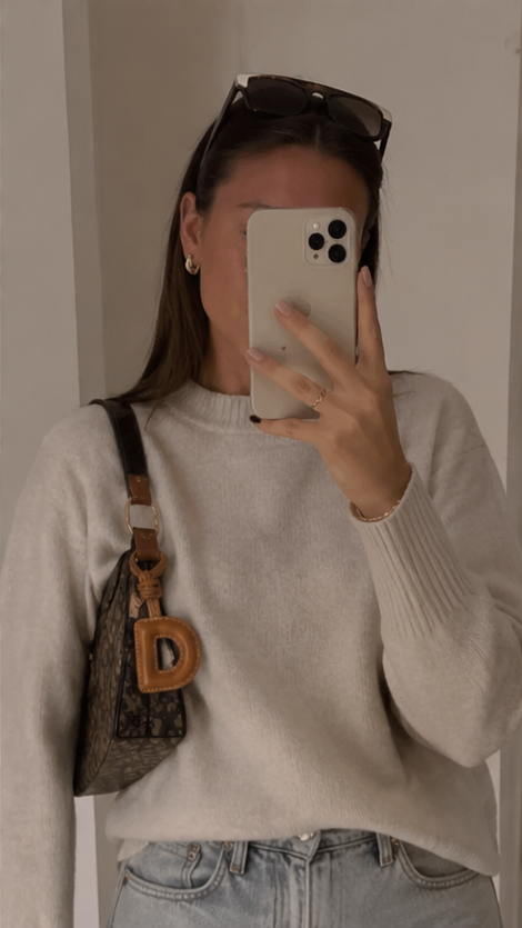 Daily Details™ Leather Letter Bag Charm